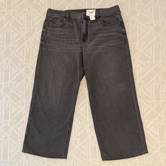 American Eagle Black Strigid High-Waisted Stovepipe Jean - New With Tags - Picture 3 of 9